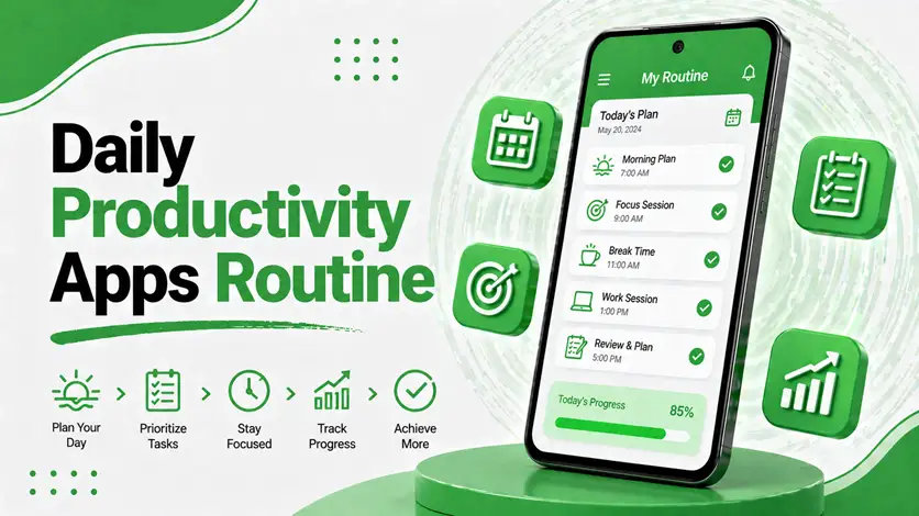 Daily Productivity Apps Routine (Best Apps Combo Guide)