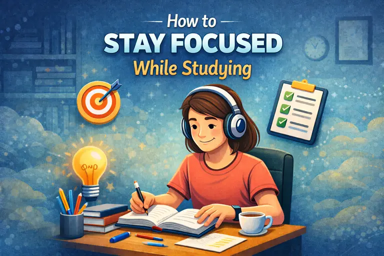 Stay Focused While Studying (Proven Tips That Actually Work)
