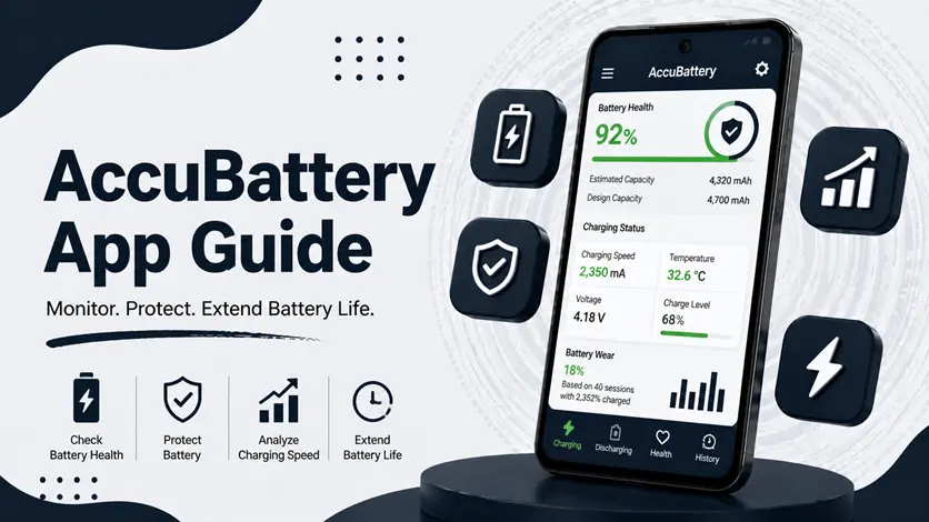 AccuBattery App Guide (Check Battery Health, Improve Battery Life & Charging Habits)