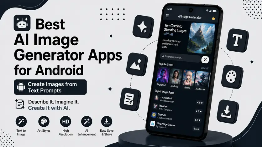 Best AI Image Generator Apps for Android (Create Images from Text Prompts)