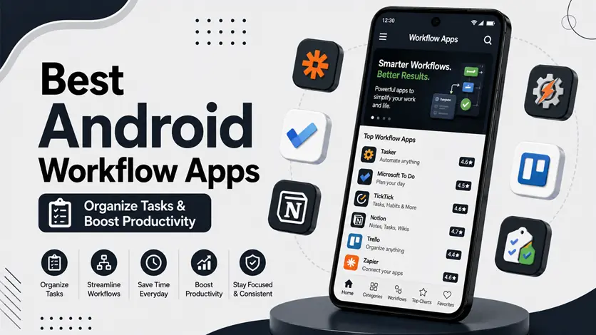 Best Android Workflow Apps - Organize Tasks & Boost Productivity
