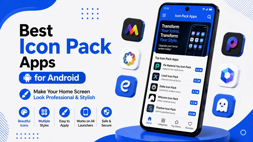 Best Icon Pack Apps for Android - Make Your Home Screen Look Professional & Stylish