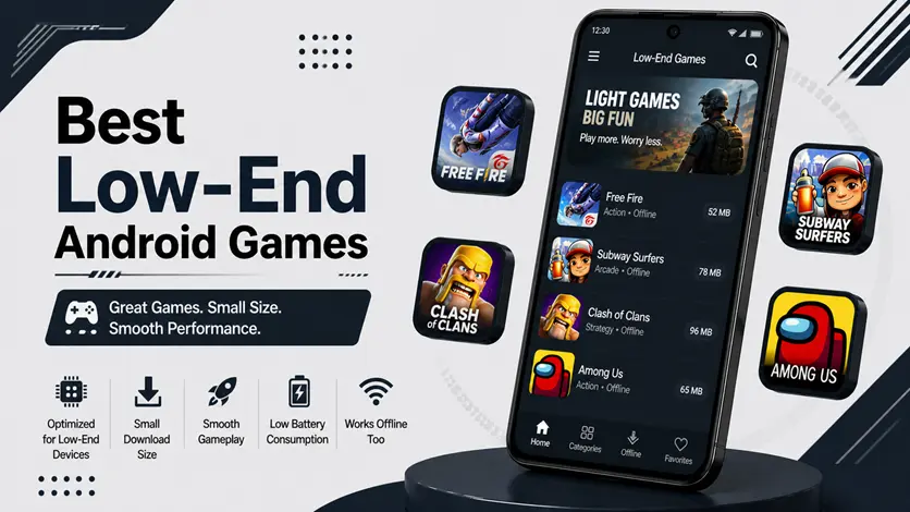 Best Low-End Android Games - Smooth & Lightweight Games for 2GB/3GB RAM Phones