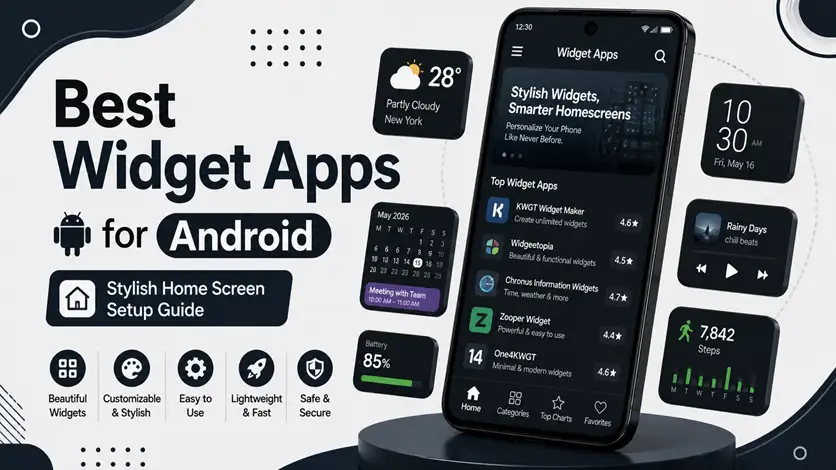 Best Widget Apps for Android - Stylish Home Screen Setup Guide